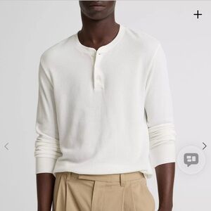 VINCE 100% cotton long sleeve crew neck tee shirt